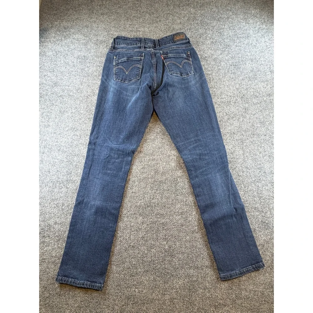 Levis 529 Curvy Skinny Leg Jeans Dark Wash Blue Denim Womens 8M W29 L32